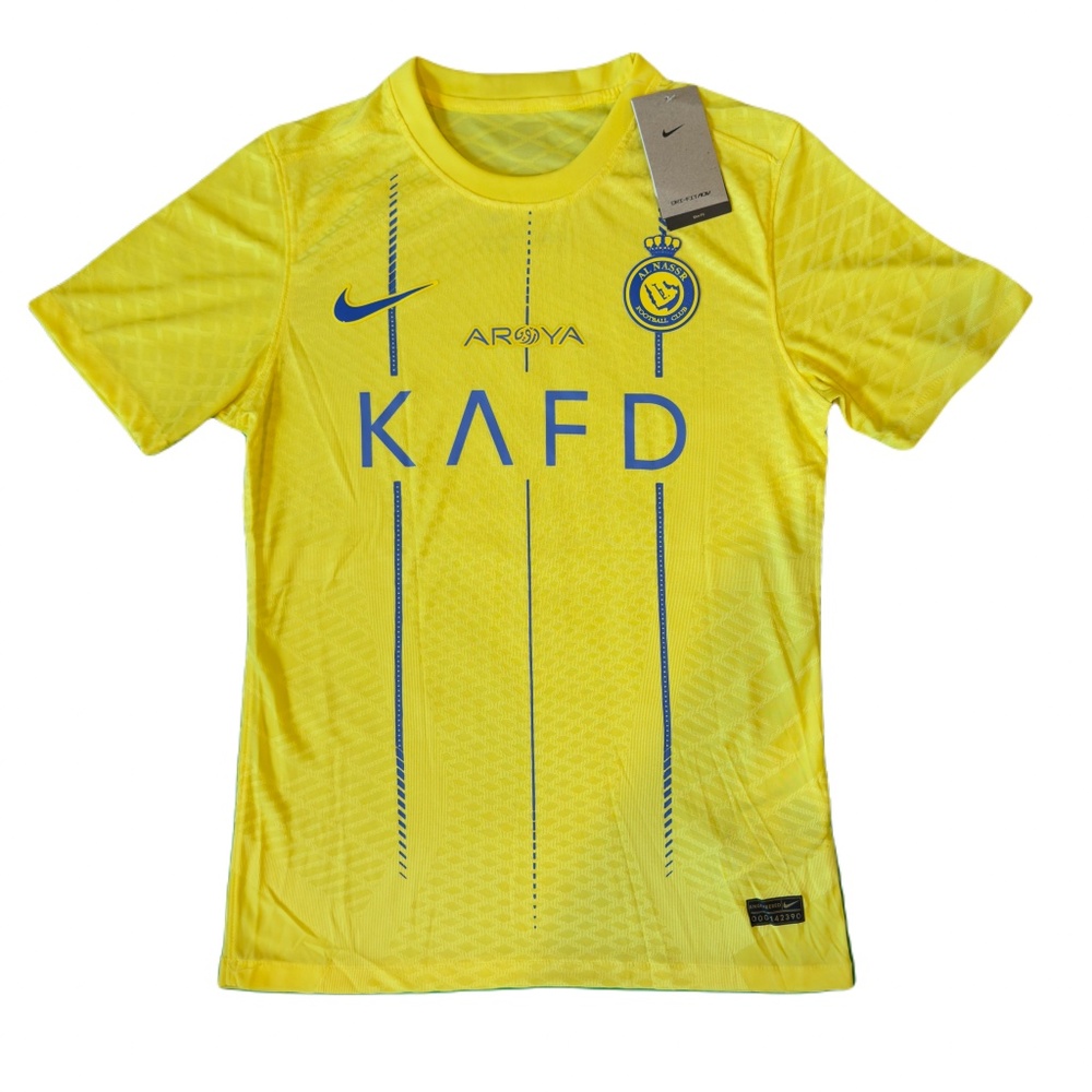 2023/24 Al Nassr Ronaldo #7 Soccer Jersey Saudi Pro League Slim Fit Size M-L